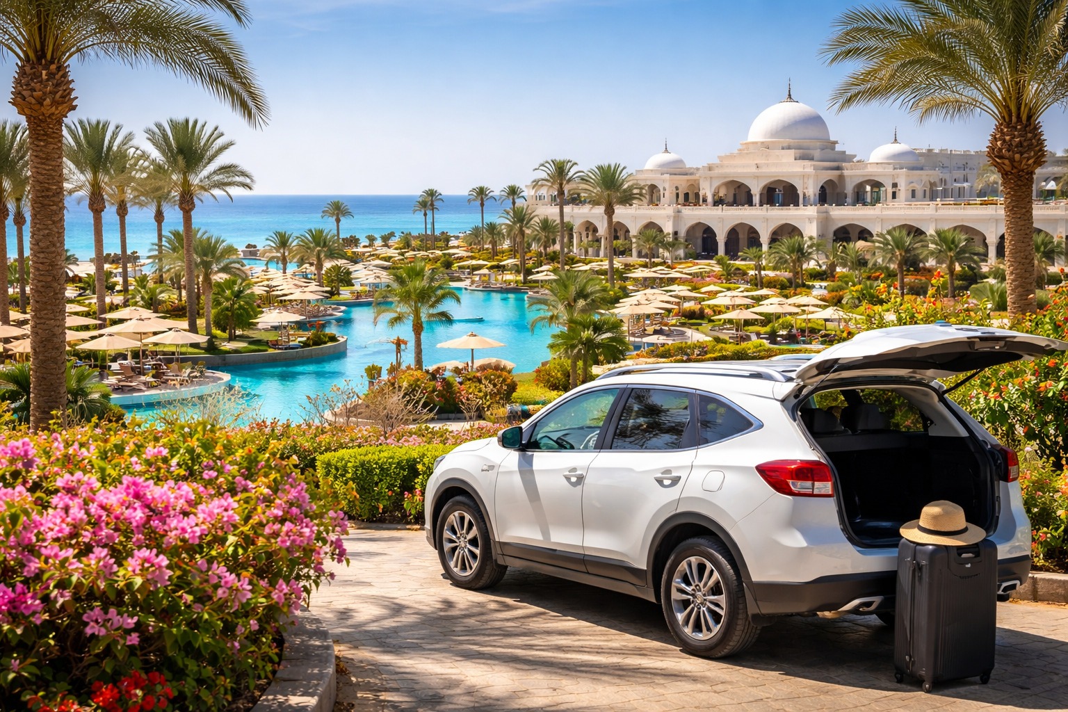 Merită să închiriezi mașină dacă stai la Xanadu Makadi Bay?